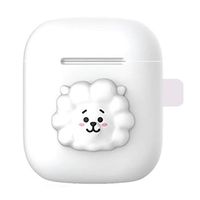 Opopark Kpop BTS AirPods Case, BTS KOYA, CHIMMY, RJ, SHOOKY, MANG, Cooky, TATA Cute, Shockproof and Drop Resistant Earphone Case Silicone(H06)