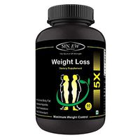 Sinew Nutrition Weight Loss 5X (Garcinia Cambogia Extract, Green Tea Extract, Piperine, Hoodia Gordonii & Ginger Root Extract) (90 Counts)