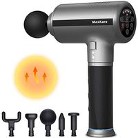 Heated Massage Percussion Gun - Deep Tissue Muscle Massager for Pain Relief Athletic Recovery,Handheld Electric Body Massager Portable with 3 Mode & 5 Speed Levels, Ideal for Relaxation & Gift