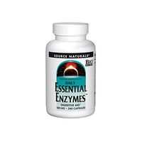 Source Naturals Essential Enzymes 500mg Bio-Aligned Multiple Enzyme Supplement Herbal Defense for Digestion, Gas, Constipation & Bloating Relief - Supports A Strong Immune System - 240 Capsules