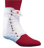 Swede-O 01215R Easy Lok Ankle Brace, Standard Tongue with Stabilizer, Retail Packaging, X-Large, White