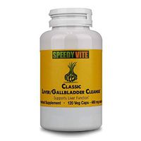 Classic Herbal Liver/Gallbladder Cleanse and Detox Speedyvite® (120 Veg caps) - Milk Thistle, Dandelion Root and More