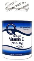 Natural Vitamin E (Non-Oily) 400 IU 200 Capsules ^GLS