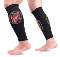 poeticcity USMC US Marines 1 Pair Calf Sleeves Cooling Leg Support Pain Recovery
