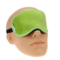 Bao Xin Comfort Eye Mask for Travel Sleep&Noon Break Blindfold with Black Lining Inside (Green)