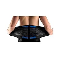 Targarian Neoprene Double Pull Lumbar Back Support Brace - Large