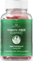 Fiber Gummies Sugar-Free Prebiotic Supplement for Kids & Adults - Digestive Health | Improves Bowel Movement with Inulin & Chicory Root | 100% Natural and Vegan Friendly - 40 Count