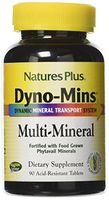 NaturesPlus Dyno-Mins Multi-Mineral - 90 Vegetarian Tablets - Enhanced Absorption - Hypoallergenic, Gluten-Free - 45 Servings