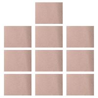 Healifty 10 Sheet Heel Stickers Flannel Adhesive Pads Anti Slip Invisible Moleskin Tape for Blister Prevention