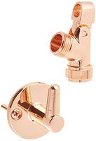 Jaclo 8034-PCU Swivel Base and Pin Wall Mount, Polished Copper