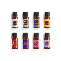 N8 Essentials Pure Essential Oils Blends Kit, 8 Count, 5ml, USDA Certified Organic