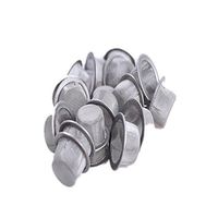 Yujianni 20pcs 0.5inch Diameter Crystal Smoking Pipe Stainless Steel Mental Screen Filter for Crystal Quartz Tobacco Pipe use