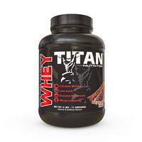 Titan WHEY Premium Whey Protein Powder for Improved Muscle Recovery with 23 Grams of Clean Whey Protein |BCAA and Digestive Enzymes| (5lb, Devils Food Cake)