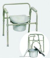 Folding Commode, Commode Fld Dlx Elngtd Seat, (1 CASE, 4 EACH)