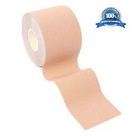 Mcolics Muscle Bandage, Athletic Elastic Kinesiology Tape 15 colors 2-inch x 16.4 ft Roll Cotton Elastic Adhesive Muscle Sports Tape Bandage Physio Strain Injury Support (Nude)