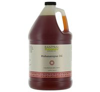 Banyan Botanicals Mahanarayan Oil – 99% Organic Ayurvedic Massage Oil – Soothes Sore Muscles, Supports Healthy and Comfortable Joints, Tendons & Muscles – 128oz. – Non GMO Sustainably Sourced Vegan