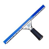 PANDA SUPERSTORE Stainless Steel Window Wiper Window Cleaning Tool Squeegee 25cm BLUE