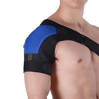 Shoulder Stability Brace, Rotator Cuff Brace，Adjustable Shoulder Immobilizer-for Chronic Pain， Torn Rotator Cuff Support,Tendonitis, Dislocation, Bursitis,Shoulder Compression Sleeve (Blue, Right)