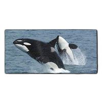 11.8 × 27.5" Dish Cloth Wash Cloth Jumping Whale Face Cleaning Rags Guest Hand Towels