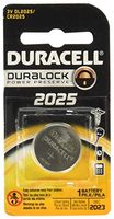 6 Each: Duracell Lithium Keyless Entry Battery (DL2025BPK)