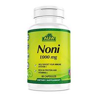 Noni 1000 Mg 60 Capsules - Tonic for Optimal Functioning of The Body - Antioxidant