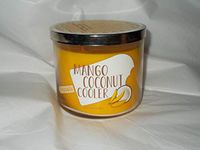 Bath and Body Works MANGO COCONUT COOLER 3 wick Scented Candle 14.5 OZ