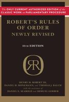 Robert's Rules of Order Newly Revised (Robert's Rules of Order (Paperback))