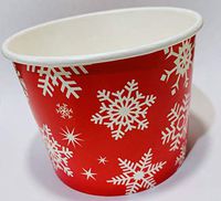 Disposable Bowls for Ice Cream Cups/Desserts Bowls/Soup Bowls - 16 oz - Hot or Cold - 50 Count - Many Colors…