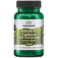 Swanson Indole-3-Carbinol with Resveratrol 200 Milligrams 60 Capsules