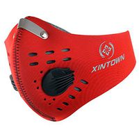 Nopeak Men Face Cover Bicycle Helmet Dustproof Activated Carbon Mouth Cover with Filter Cotton Sheet