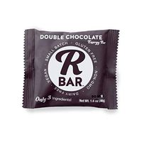 RBar Whole Food Double Chocolate Energy Bar - Chewy Dairy & Gluten Free Snacks, Vegan Protein Bar Rich Soft - 3 Healthy Ingredients (10 Pack) …