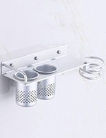 LIUCS Bath Holder Aluminum Space Hairdryer Holder Space Wall Bracket (Color: B)