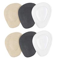 SUPVOX 3 Pairs High Heel Cushions Gel Forefoot pad Anti Slip Clear Cushion Forefoot Protector Shoe Inserts for Women Girls