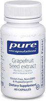 Pure Encapsulations - Grapefruit Seed Extract - Hypoallergenic Supplement Supports GI Tract and Balance of Intestinal Microorganisms - 60 Capsules