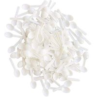 Corn Starch Tasting Spoons - Compostable Biodegradable Non GMO Utensils - 3 Inch - 200 Pack