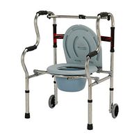 Handiy Toilet Chair Walker Tube Dual-use Elderly Pregnant Women Disabled Wheelchair Toilet seat 56 50 (80-90) cm -by TIANTA