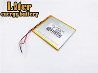 BIHUADE 3.7V 4200mAh 358090 Polymer Lithium Li-ion Battery Rechargeable Lithium Polymer Li-Po Battery for MP4 GPS MP3 Bluetooth Stereo DIY Gift (358090)