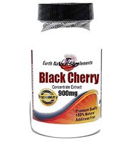 Black Cherry Concentrate Extract 900mg * 180 Capsules 100% Natural - by EarhNaturalSupplements