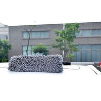 HEIFEN Dust Collector Microfiber Car Brush Dust Duster Sweeping Dust Wash Mop Cleaning Cleansing Fur Applicator for Bathroom, Kitchen,Office,Cobweb Duster and Baseboard Cleaner Mini Blind Duster
