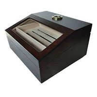 Lxc Rosewood Cigar Humidor Display Glass Cigar Box Large-Capacity Fashion Handmade Cigar Box