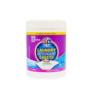 S2O Laundry Detergent Sheets Plus Stain Remover Booster - 100 Count - Fresh Scent