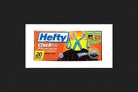 Hefty CinchSak 33 Gal. Extra Large Trash Bags with Drawstring 20 ct (Pack of 6)