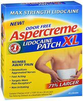 Aspercreme Lidocaine Patches XL - 3 Each, Pack of 6