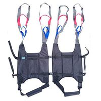 Full Body Patient Lift Sling,Padded Vest Lift Sling with Protects Chest and Back Support, Size Medium, 400Lb Capacity