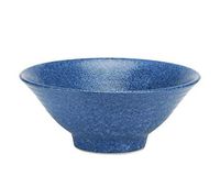 Bowl Bowls Dishware Japanese Ceramic Bowl, Household Blue Ramen Bowl Soup Bowl Big Rice Bowl Salad Cooking Bowl Tianmu Glaze Retro Tableware [4.6in, 7.5in, 8.2in] for kitchen restaurant gifts Hotel ta