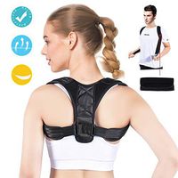 Posture Corrector for Men and Women, Adjustable Upper Back Brace, Back Straightener Clavicle Support, Providing Pain Relief from Neck, Back & Shoulder.