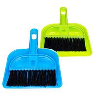 Broom and dust pan set, Dust brush and Dust pan Small set, Hand brush, Hand Broom, Broom and dustpan small set (Pack of 2)