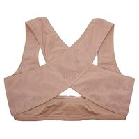 Gstrand Women's Chest Posture Braces Support Belt Body Shaping Corset Shoulder Care Health Care,Flesh,XL