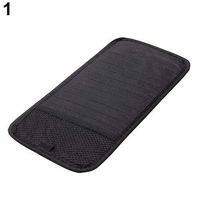 Car CD DVD Disk Card Visor Storage Case Holder Anti-scratch Organizer Clip Bag - Black qsbai