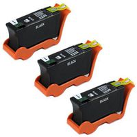 Amsahr U313R Compatible Replacement Dell Ink Cartridges for Select Printers/Faxes - 3 Pack, Black